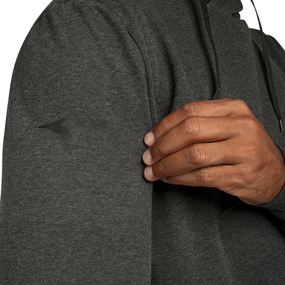 Moletom Masculino Mizuno Soft II Cinza 8