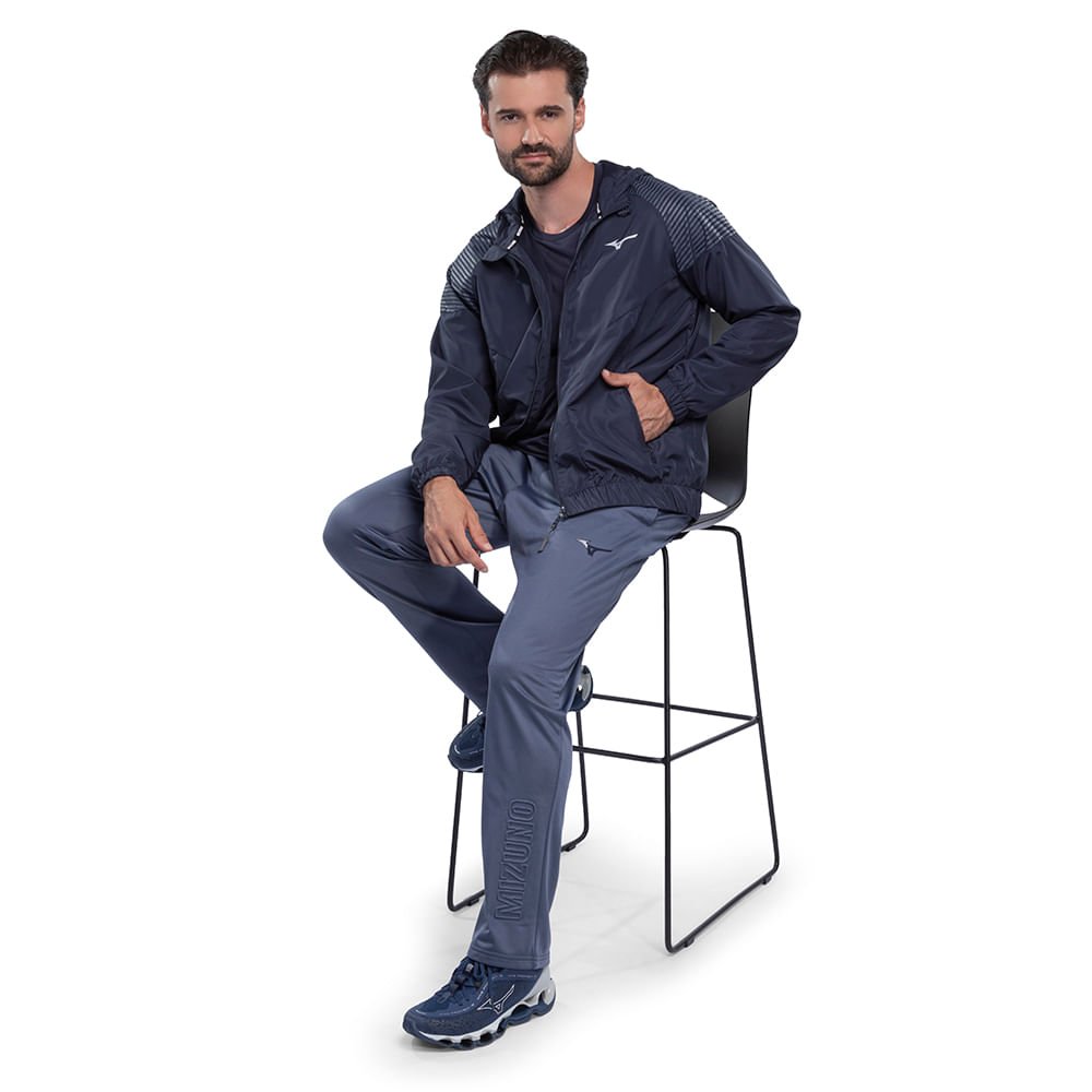 Jaqueta de Treino Masculina Mizuno Soul Fit II Azul 8