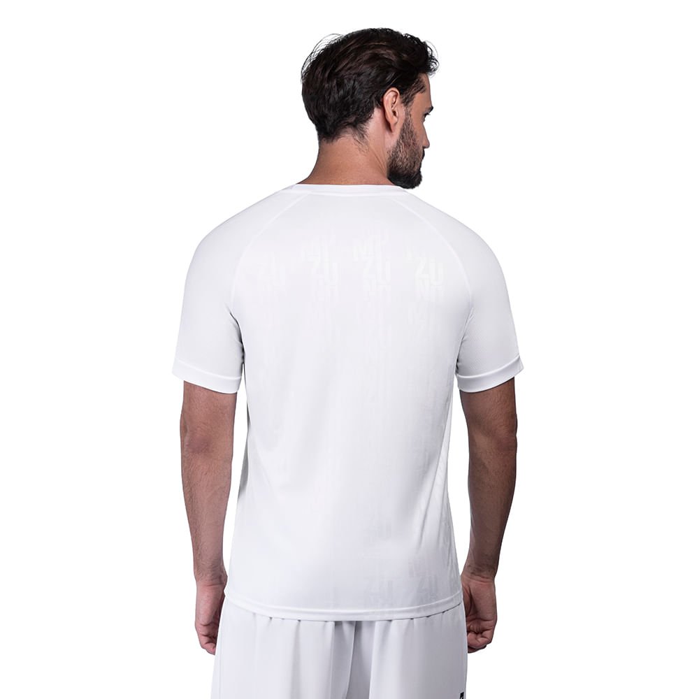 Camiseta de futebol Mizuno II Masculina Branco 4