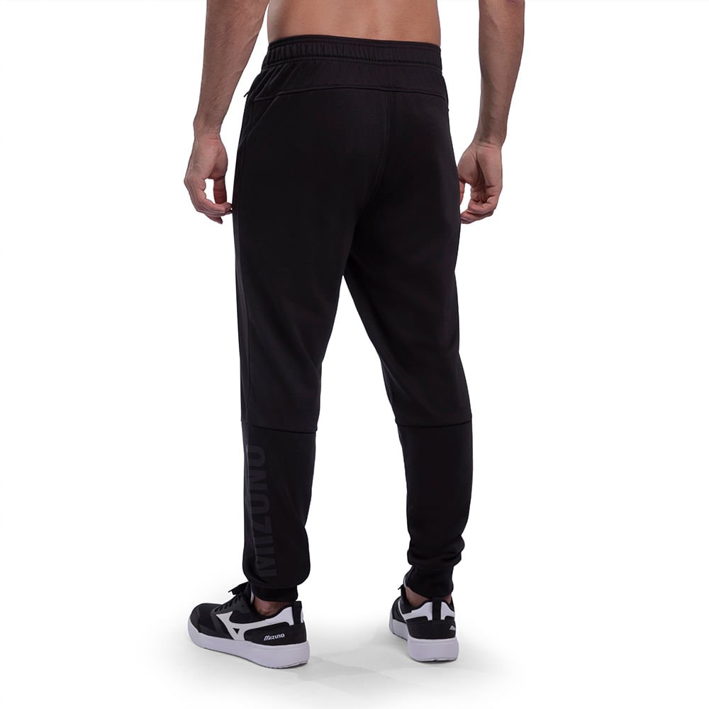 Calça Mizuno Soft Jogger Masculina Preto 4