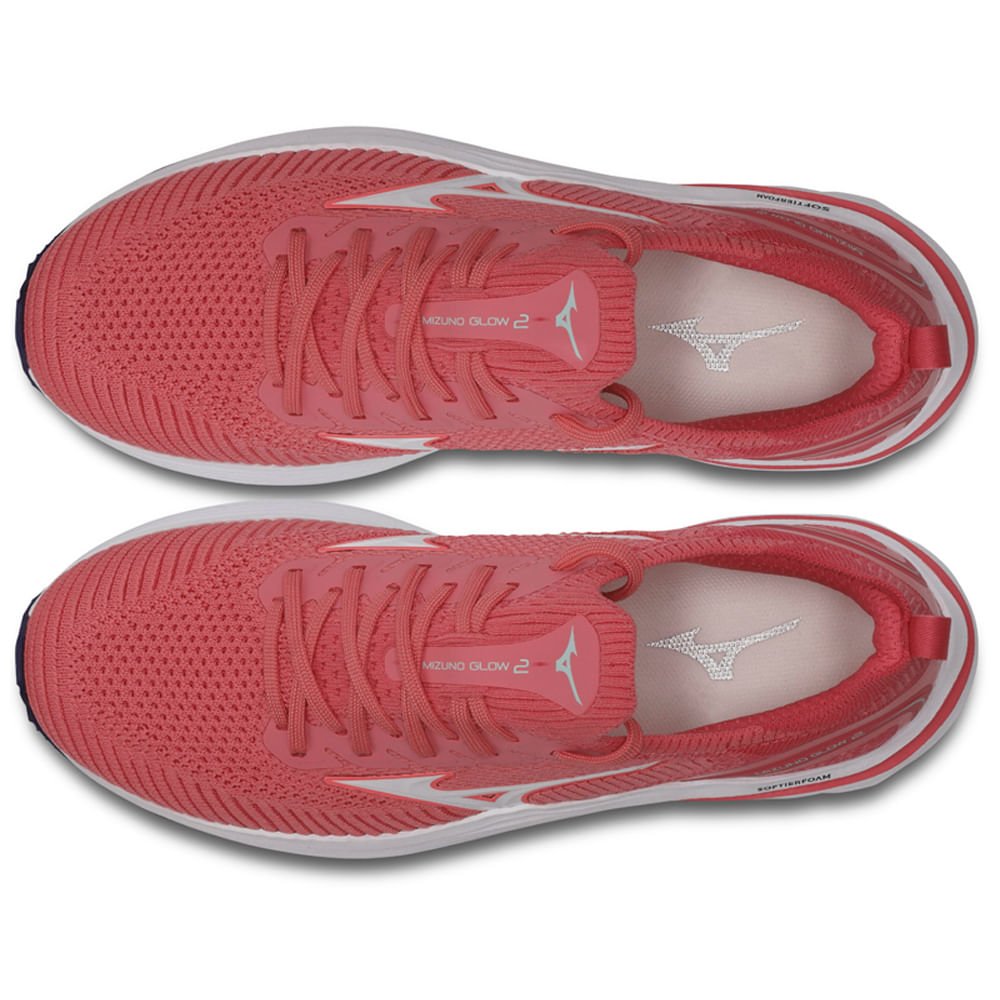 Tênis de Corrida Feminino Mizuno Glow 2 Rosa 2