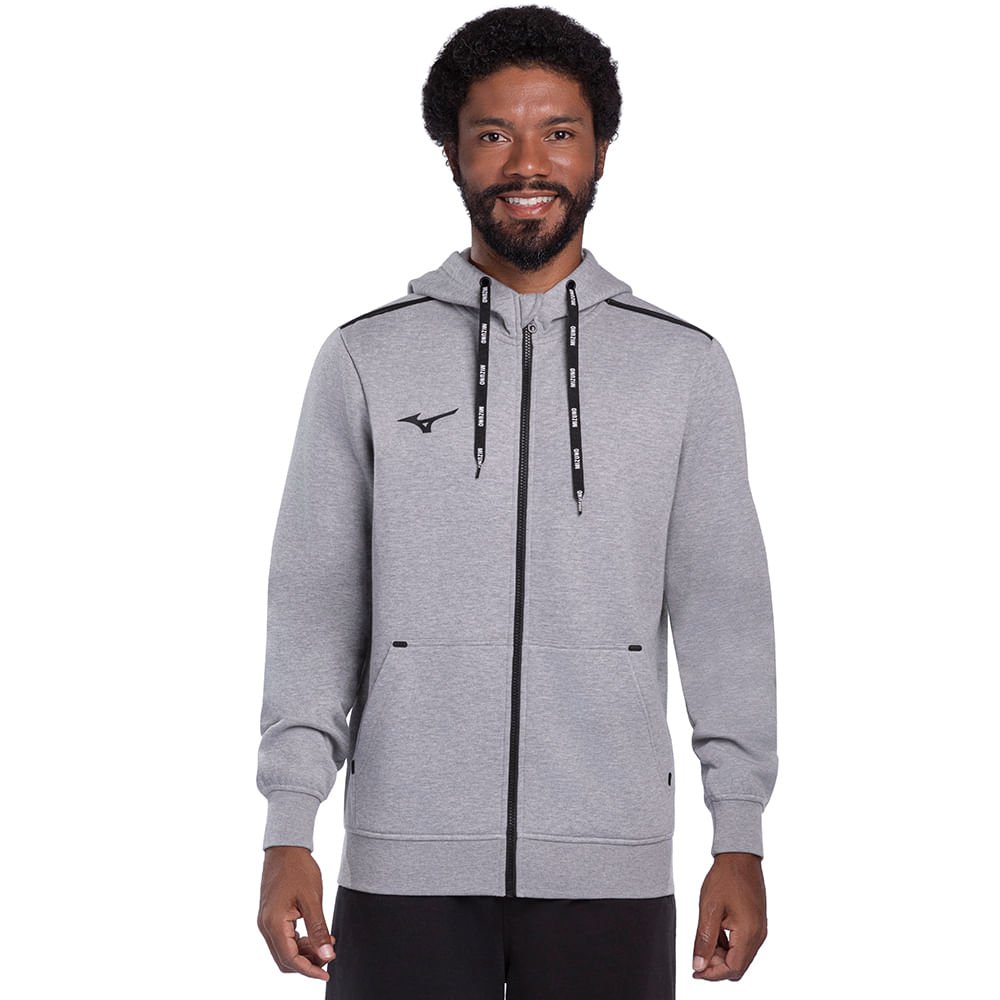 Moletom Masculino Mizuno Zipper
