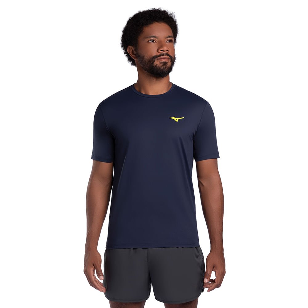 Camiseta de Corrida Mizuno Focus Stamp Masculina