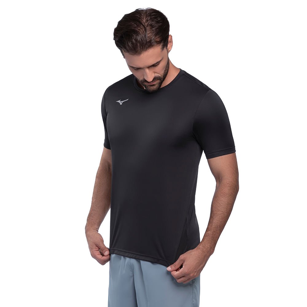 Camiseta de Treino Mizuno Energy 2.0 Masculina Preto 2