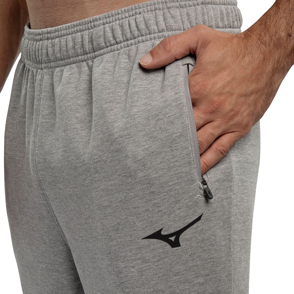 Calça Mizuno Soft Jogger Masculina Cinza 3