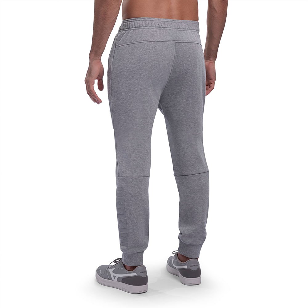 Calça Mizuno Soft Jogger Masculina Cinza 4