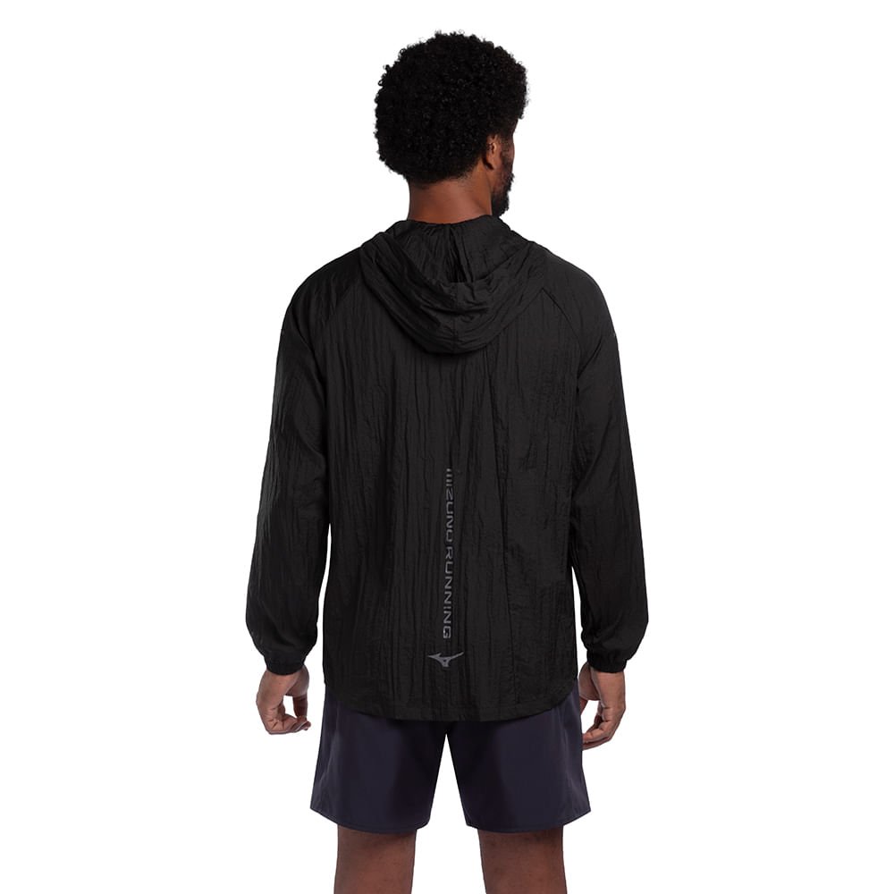Jaqueta de Corrida Masculina Mizuno High 2 Preto 2