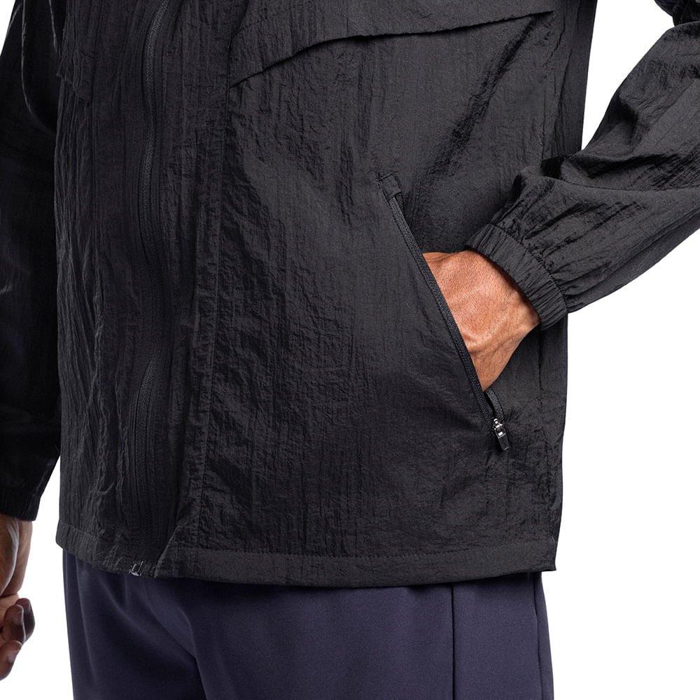 Jaqueta de Corrida Masculina Mizuno High 2 Preto 7