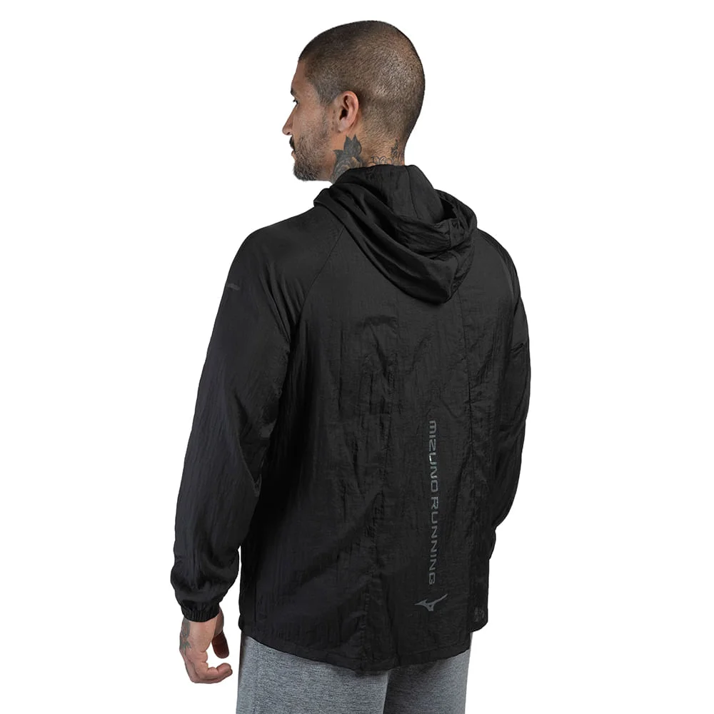 Jaqueta de Corrida Masculina Mizuno High 2 Preto 10