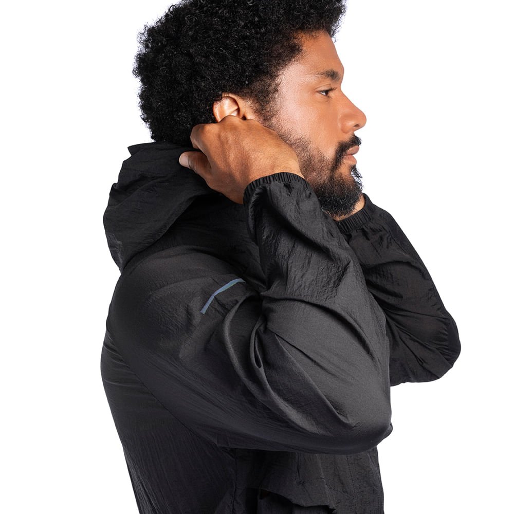 Jaqueta de Corrida Masculina Mizuno High 2 Preto 2