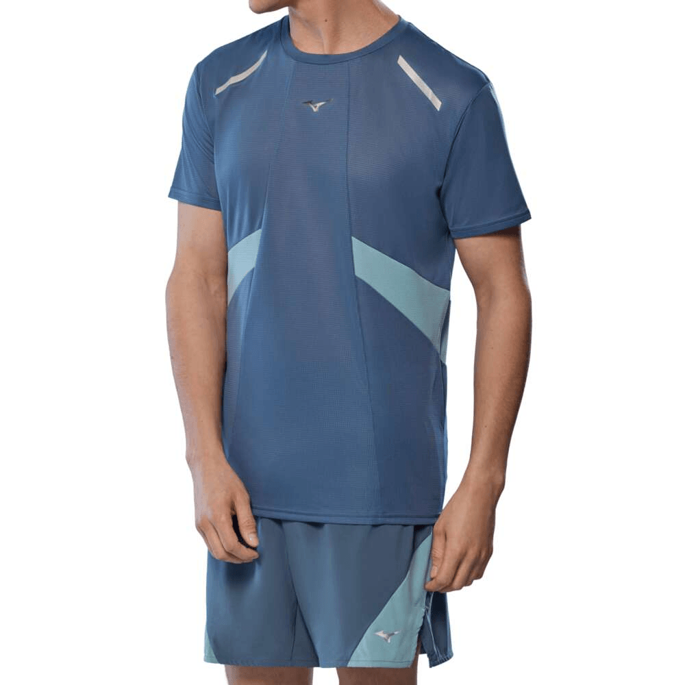 Camiseta de Corrida Mizuno DryAeroFlow Masculina