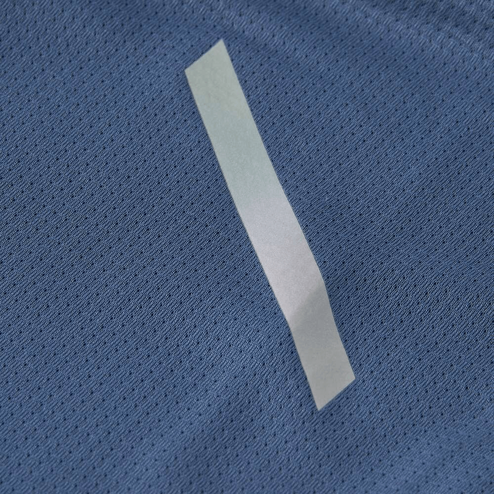 Camiseta de Corrida Mizuno DryAeroFlow Masculina Azul 4