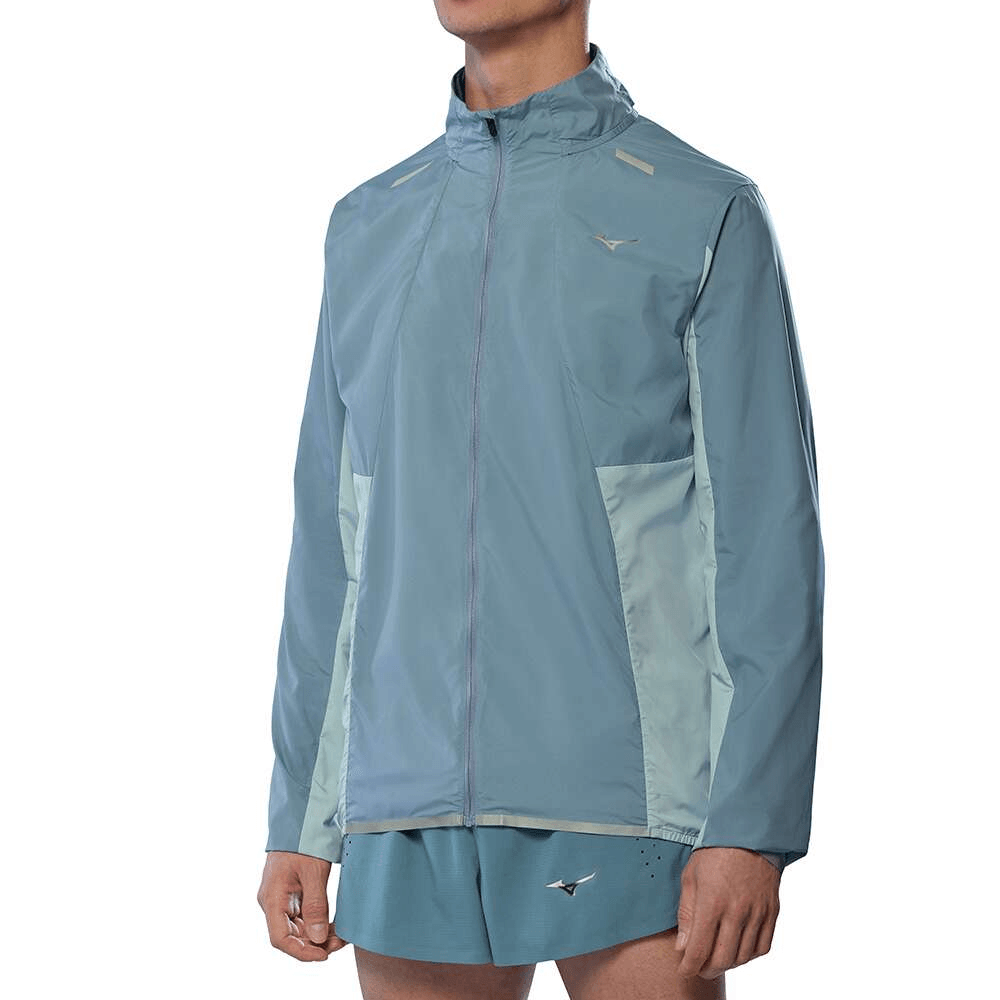 Jaqueta de Corrida Mizuno Tech Light Masculina Azul 1