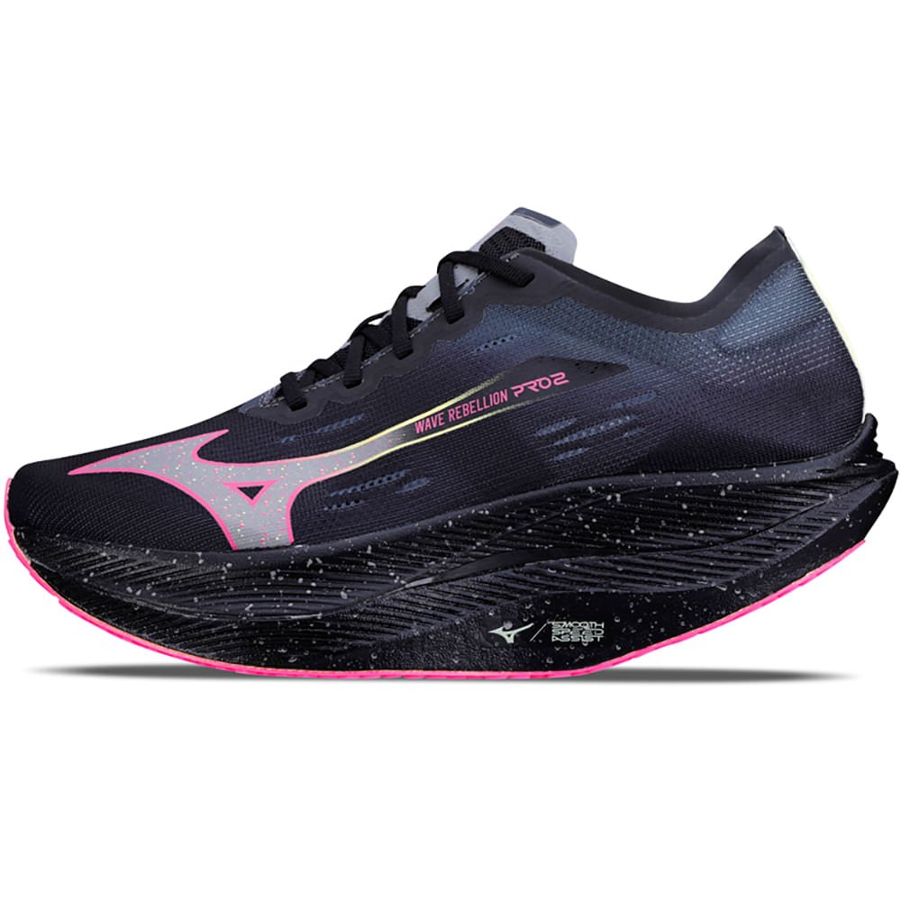 Tênis de Corrida Mizuno Wave Rebellion Pro 2 Preto 1