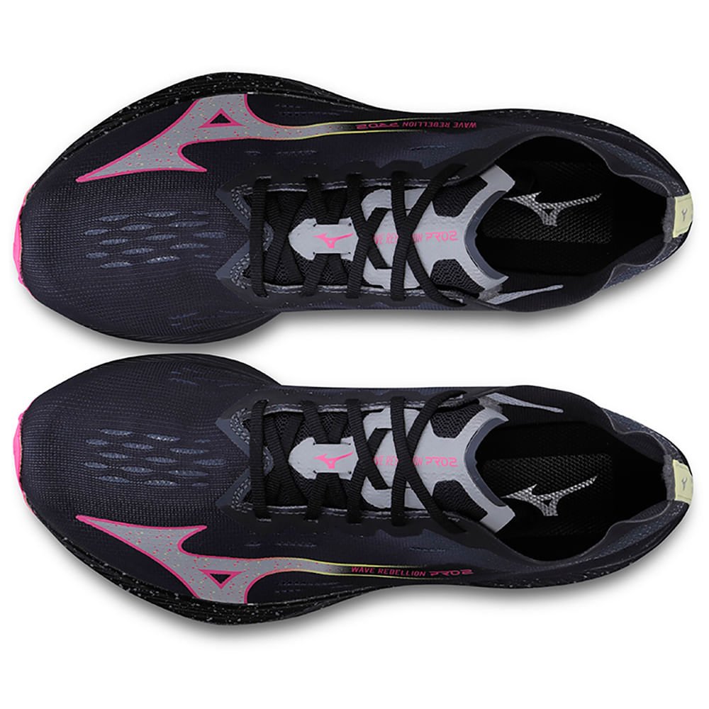 Tênis de Corrida Mizuno Wave Rebellion Pro 2 Preto 2