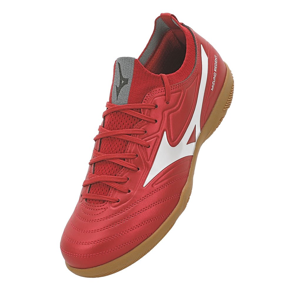 Chuteira Futsal Mizuno Regent IN Masculina Vermelho 7