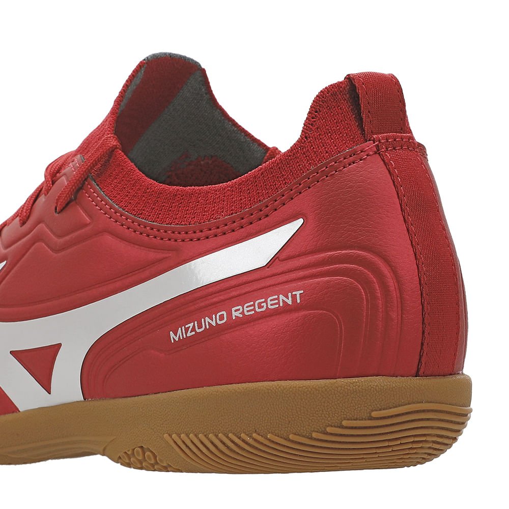 Chuteira Futsal Mizuno Regent IN Masculina Vermelho 8