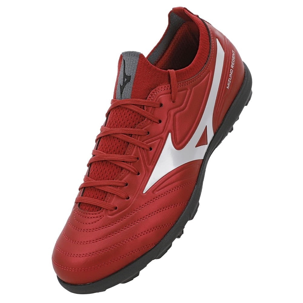 Chuteira Society Mizuno Regent AS Masculina Vermelho 7