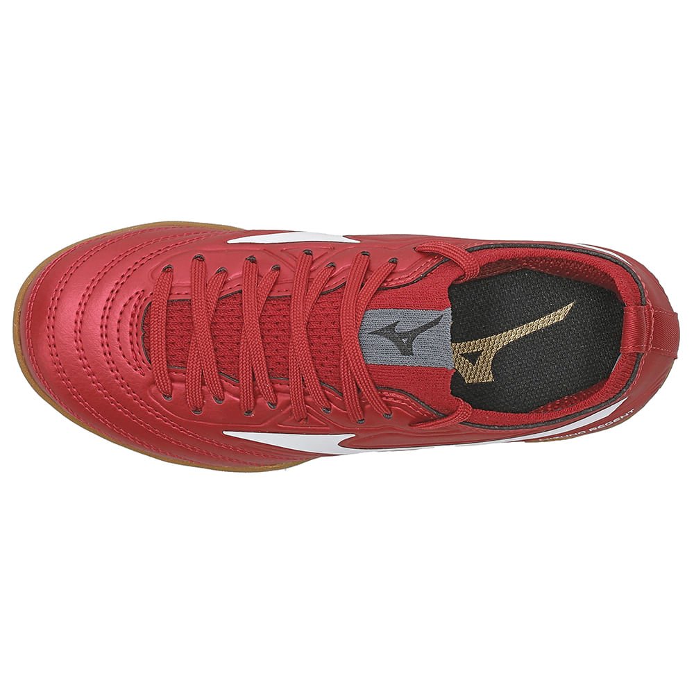 Chuteira Futsal Mizuno Regent IN Junior Vermelho 3