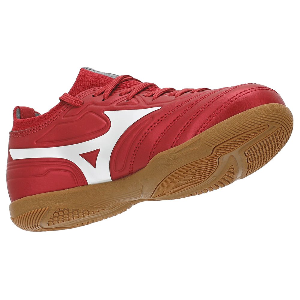 Chuteira Futsal Mizuno Regent IN Junior Vermelho 6