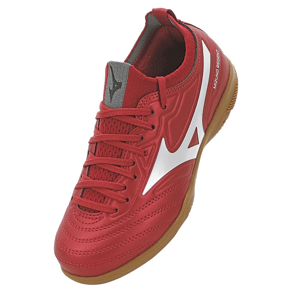 Chuteira Futsal Mizuno Regent IN Junior Vermelho 7