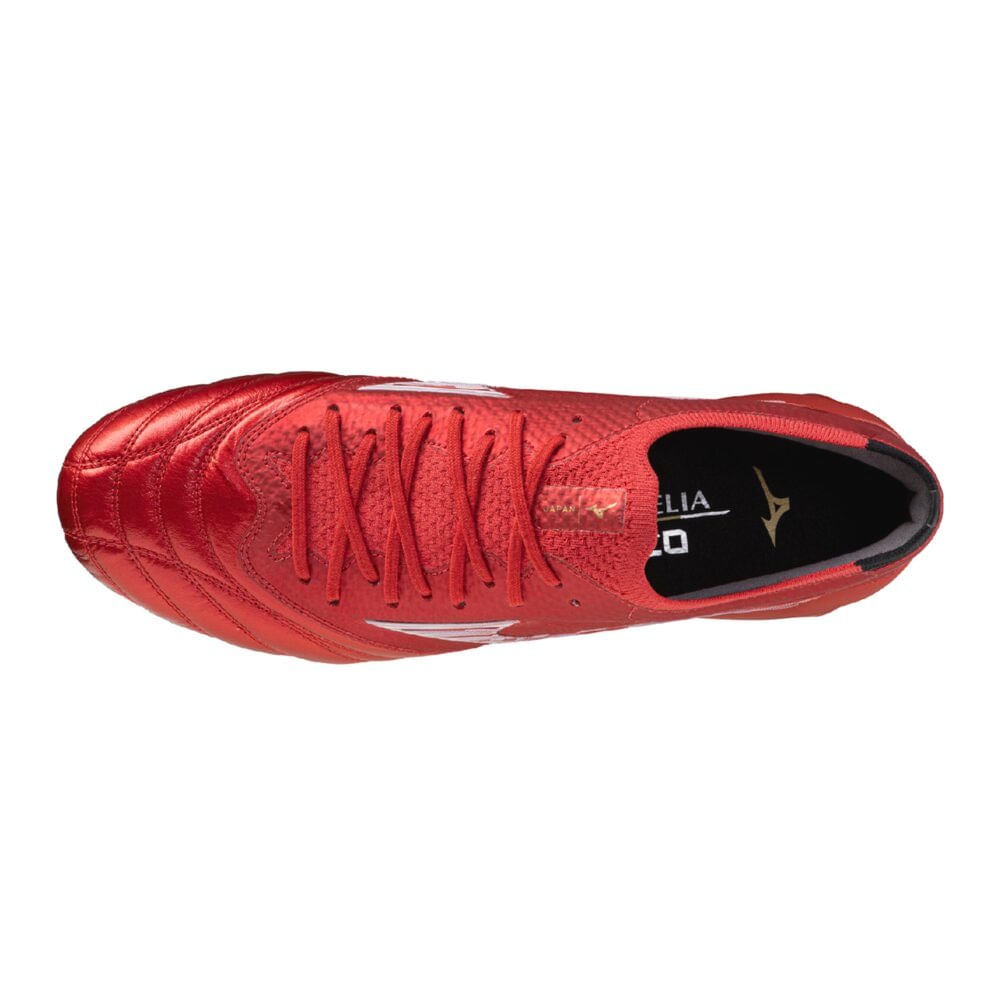 Chuteira de Campo Mizuno Morelia Neo IV Beta Japan Masculina Vermelho 3
