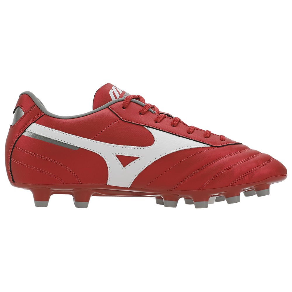 Chuteira de Campo Mizuno Morelia Classic MD Masculina Vermelho 5