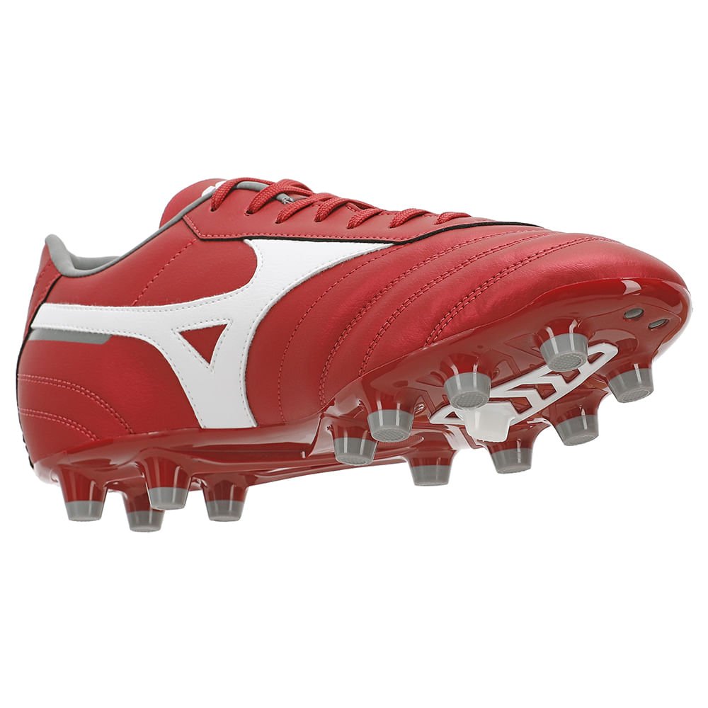 Chuteira de Campo Mizuno Morelia Classic MD Masculina Vermelho 6