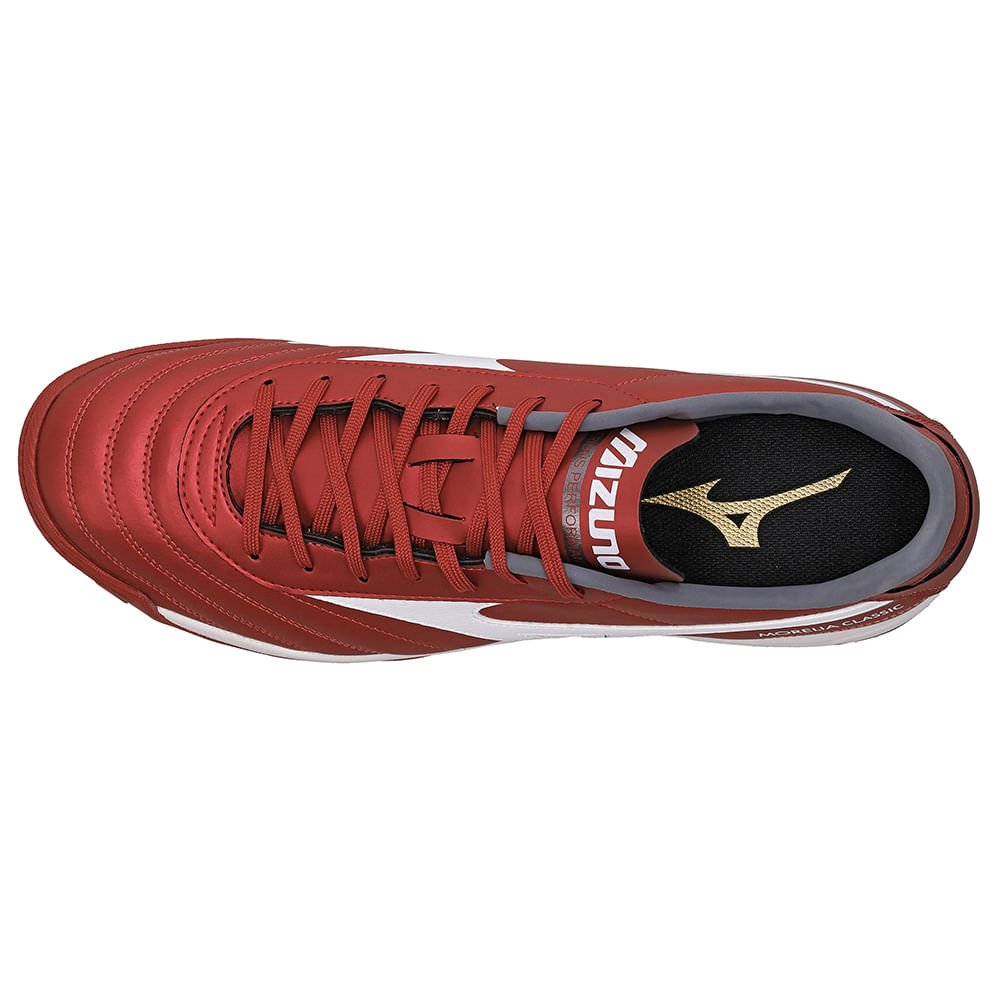 Chuteira de Campo Mizuno Morelia Classic AS Masculina Vermelho 3
