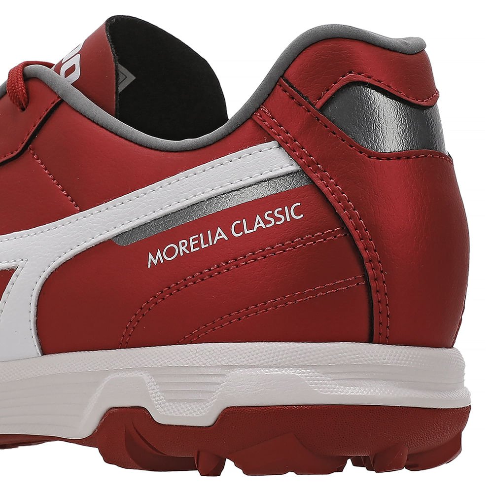 Chuteira de Campo Mizuno Morelia Classic AS Masculina Vermelho 8
