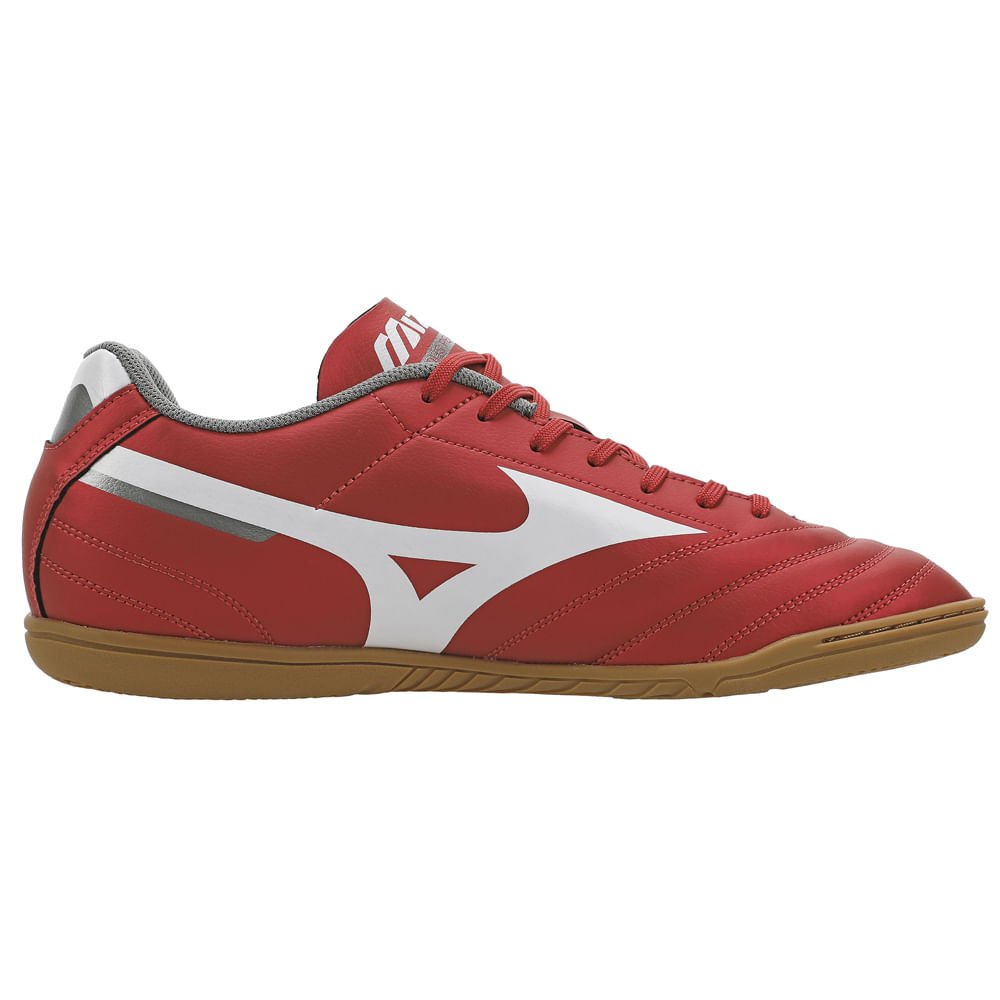 Chuteira Futsal Mizuno Morelia Club IN Masculina Vermelho 5