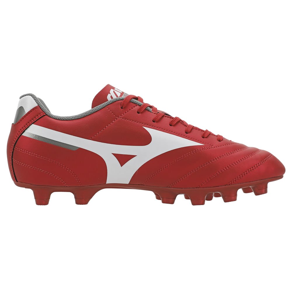 Chuteira de Campo Mizuno Morelia Club MD Masculina Vermelho 5