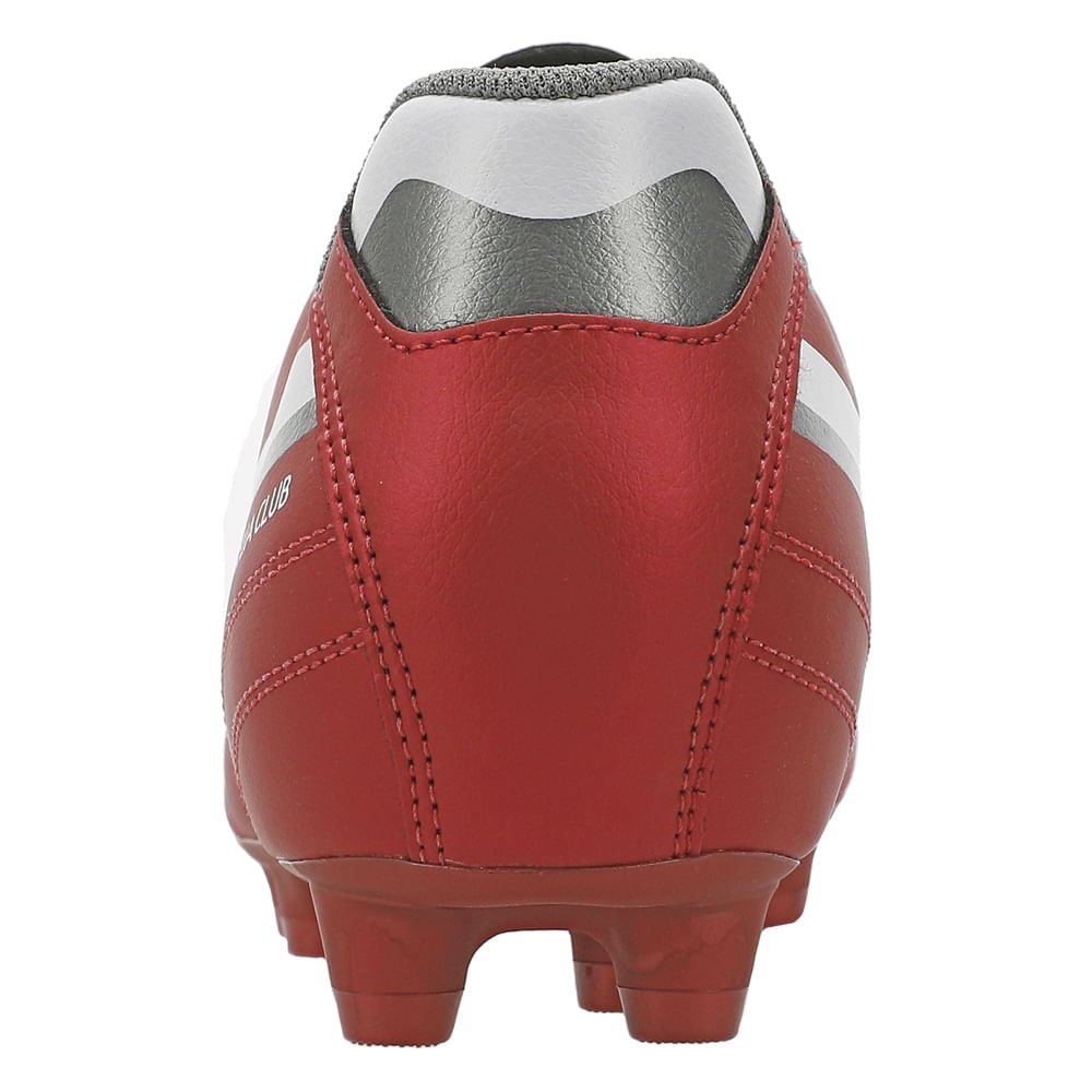 Chuteira de Campo  Mizuno Morelia Club MD Masculina Vermelho 4