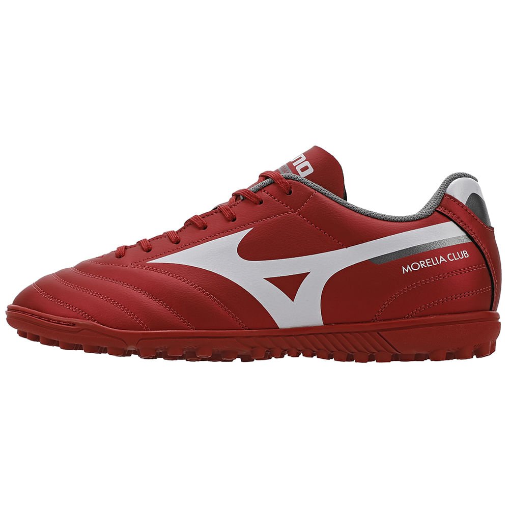 Chuteira Society Mizuno Morelia Club AS Masculina Vermelho 1