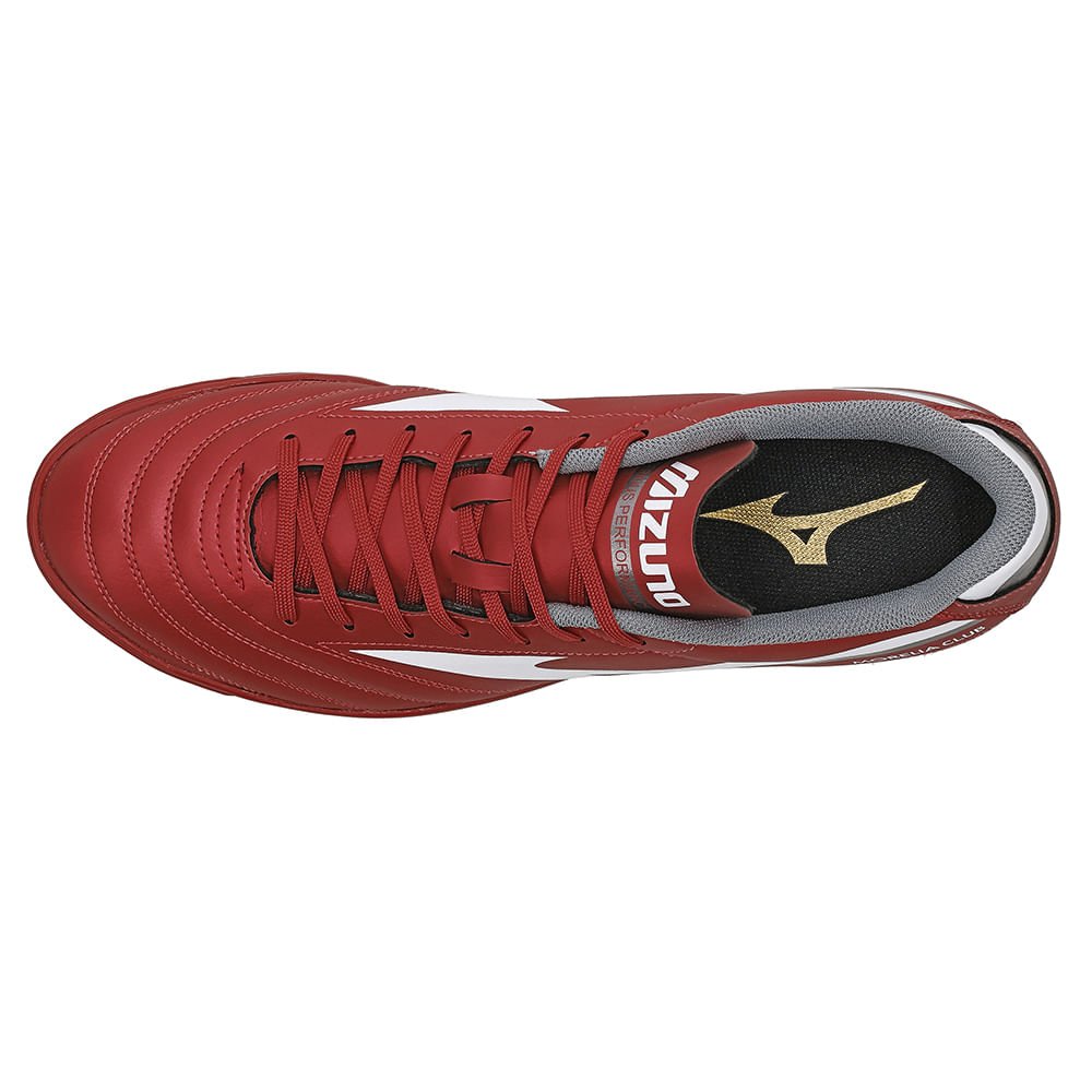 Chuteira Society Mizuno Morelia Club AS Masculina Vermelho 3