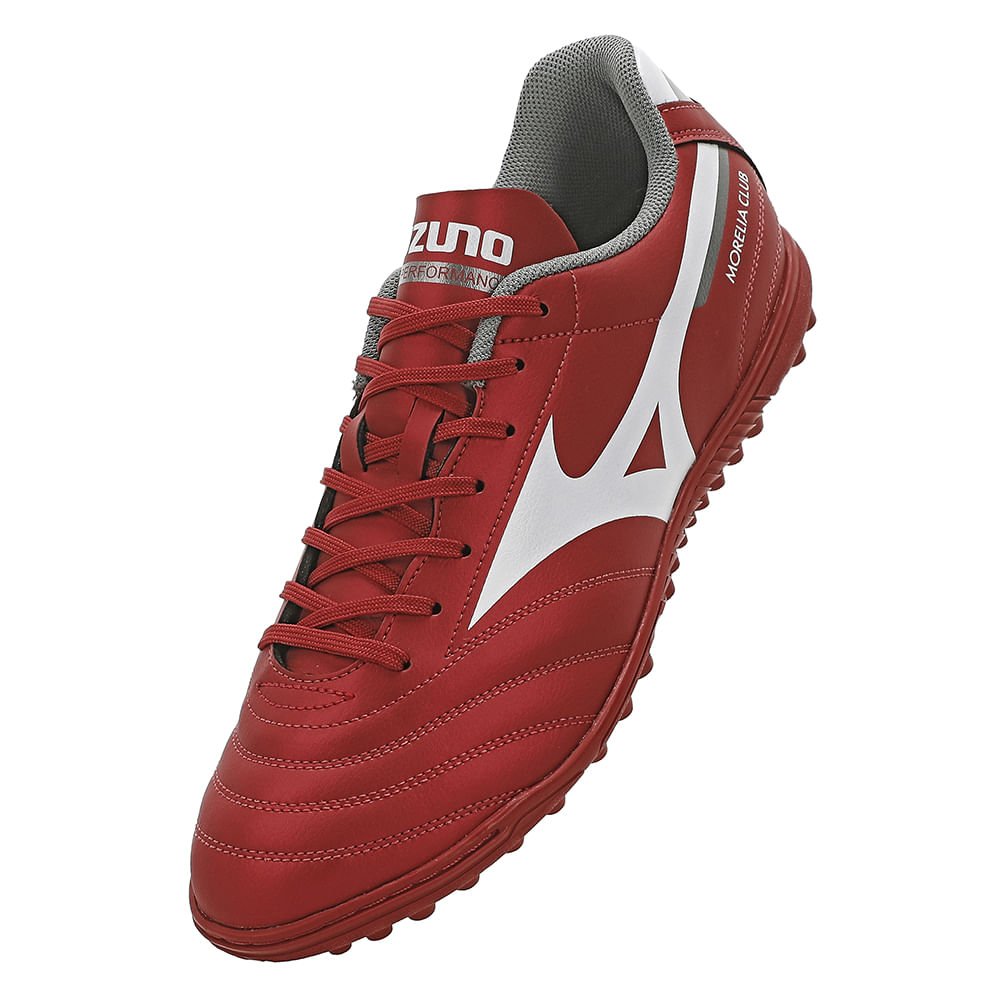 Chuteira Society Mizuno Morelia Club AS Masculina Vermelho 7