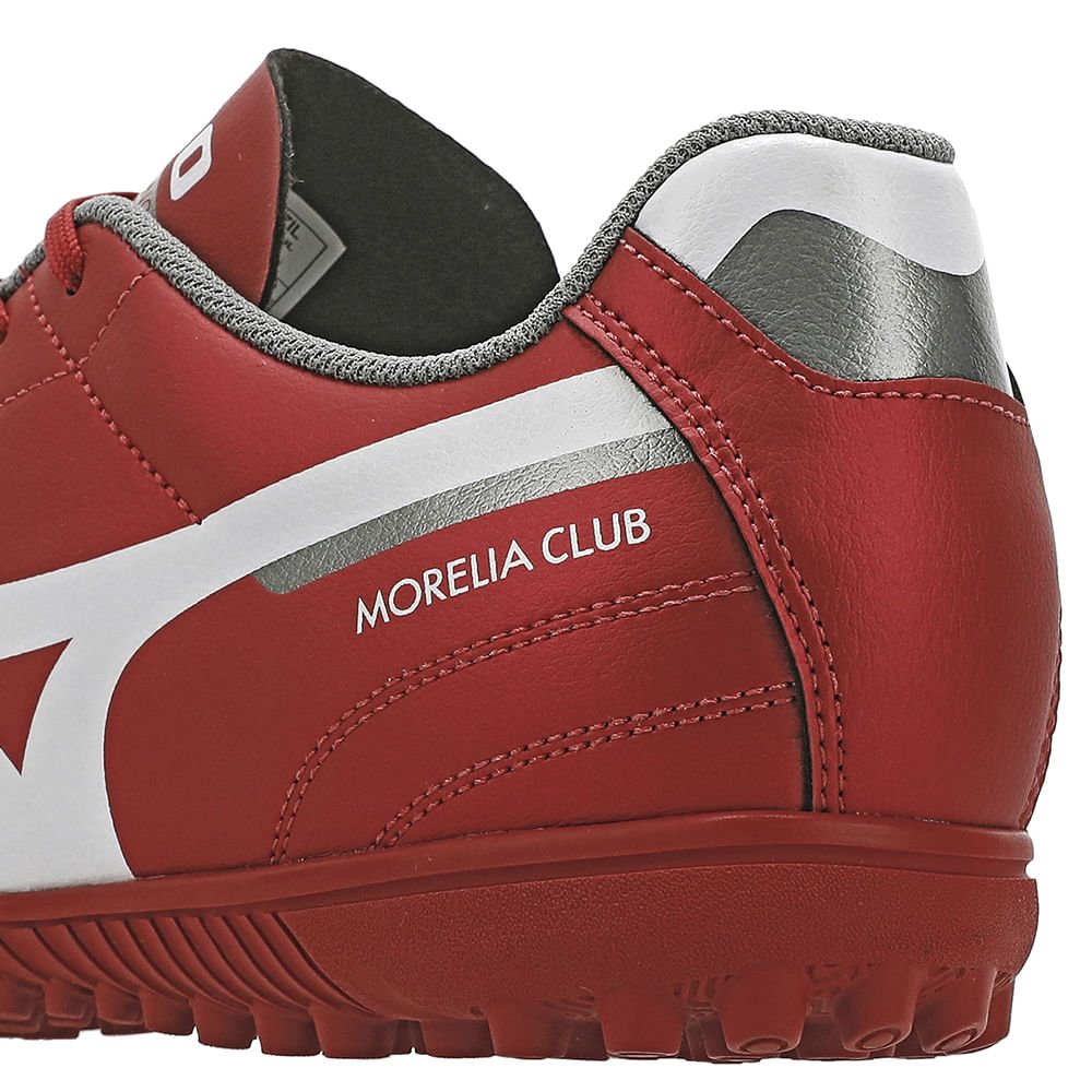 Chuteira Society Mizuno Morelia Club AS Masculina Vermelho 8