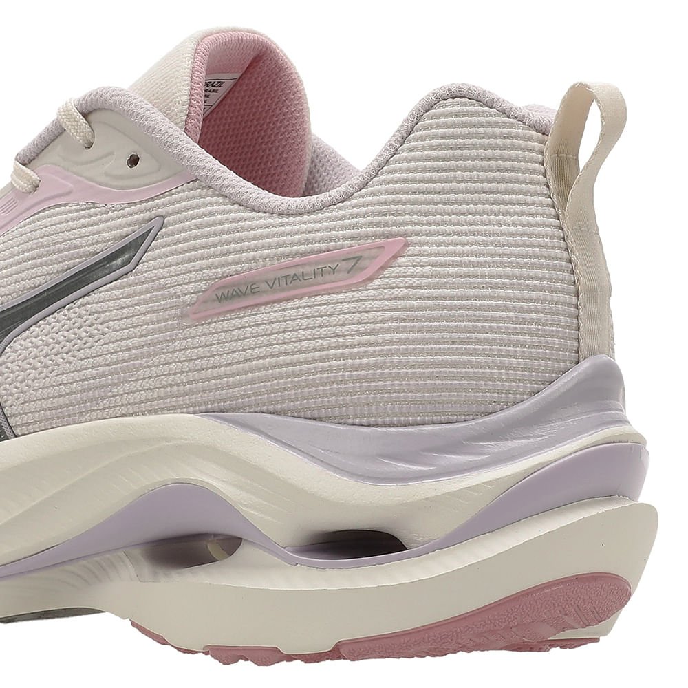Tênis de Corrida Mizuno Wave Vitality 7 Feminino Bege 8
