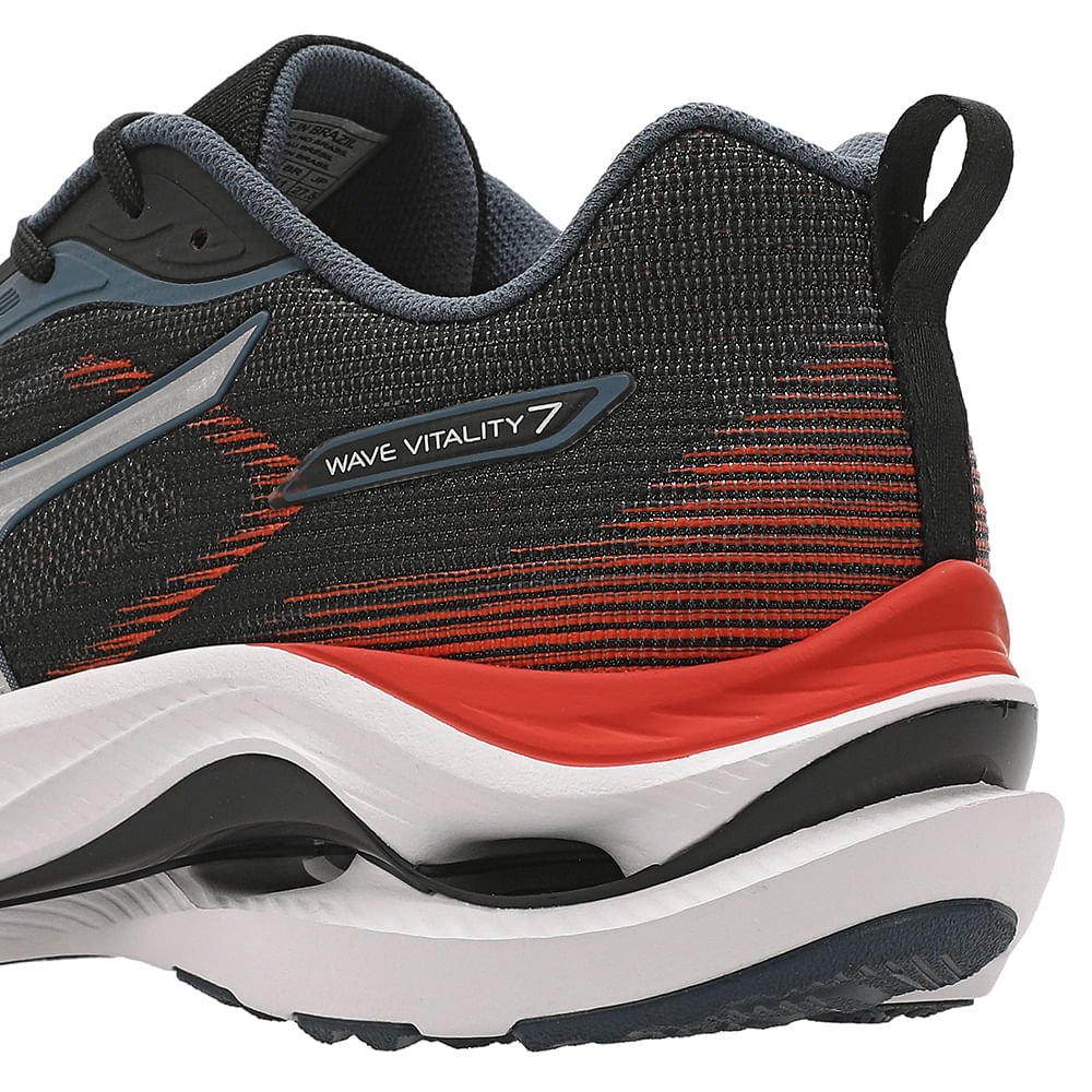 Tênis de Corrida Mizuno Wave Vitality 7 Masculino Preto 8