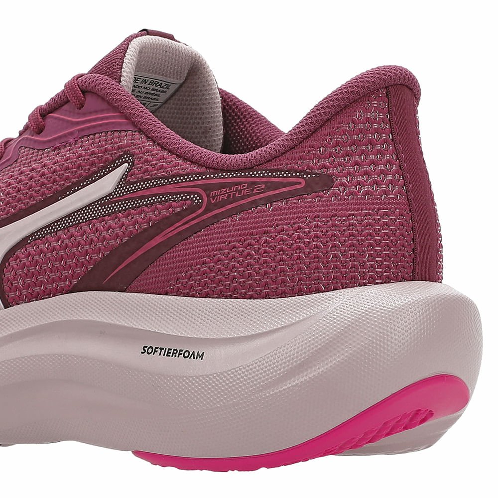 Tênis de Corrida Mizuno Virtue 2 Feminino Rosa 8