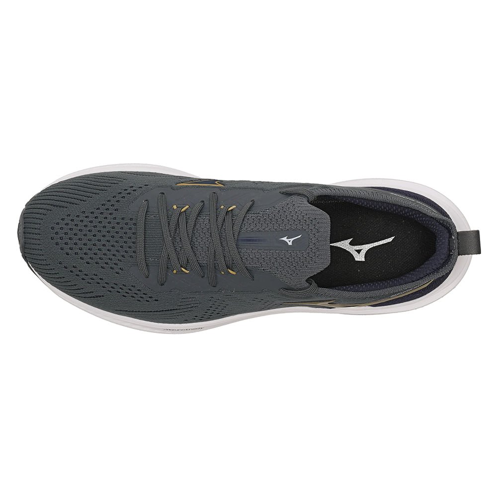 Tênis de Corrida Mizuno Sunrise Masculino Cinza 2