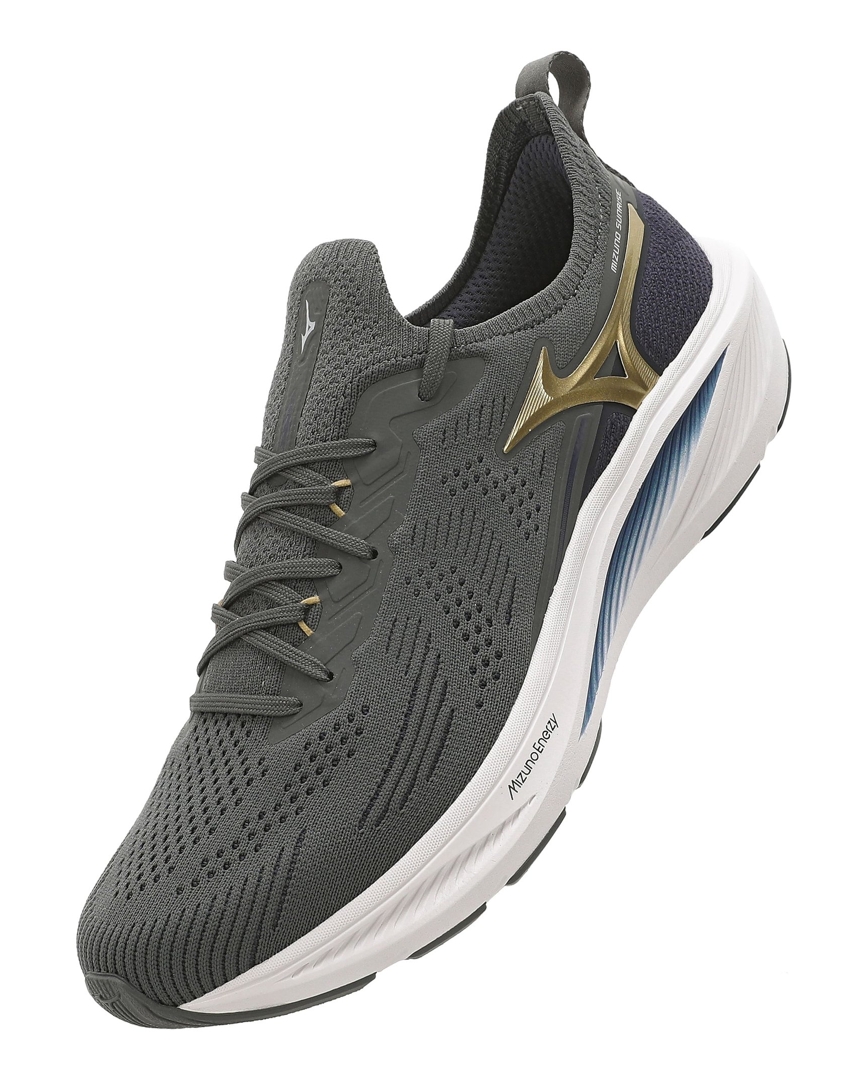 Tênis de Corrida Mizuno Sunrise Masculino Cinza 7