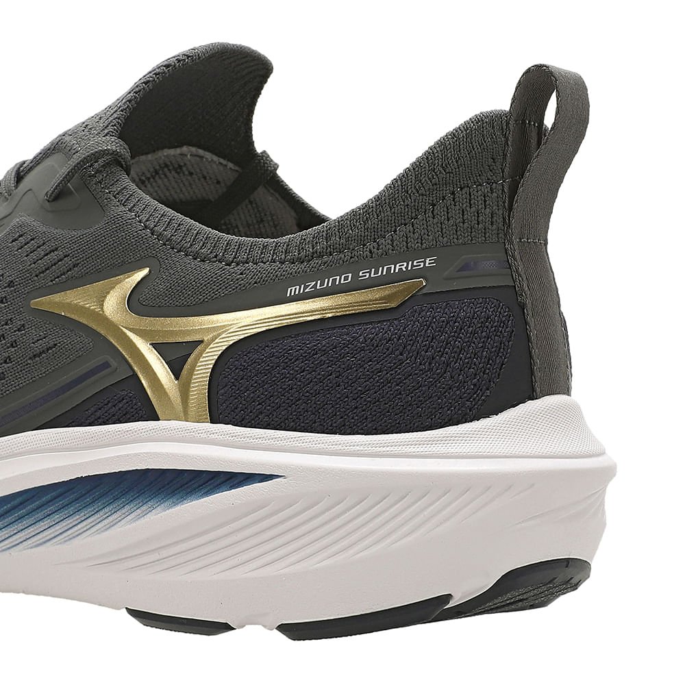 Tênis de Corrida Mizuno Sunrise Masculino Cinza 8