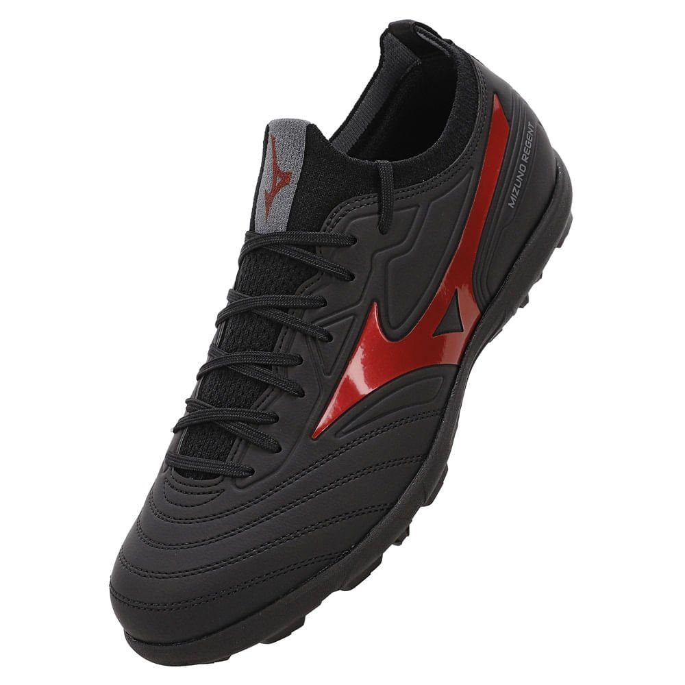 Chuteira Society Mizuno Regent AS Masculina Preto 7