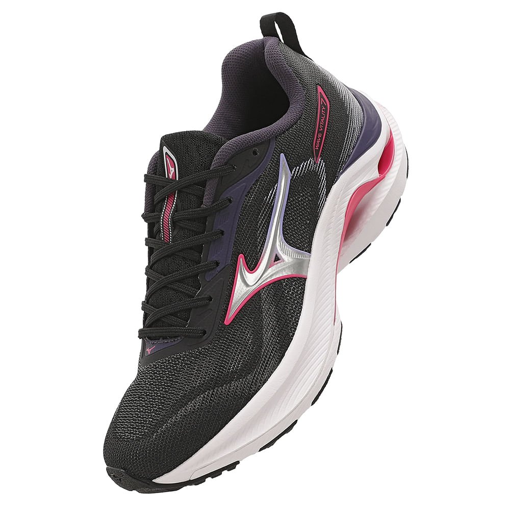 Tênis de Corrida Mizuno Wave Vitality 7 Feminino Preto 7
