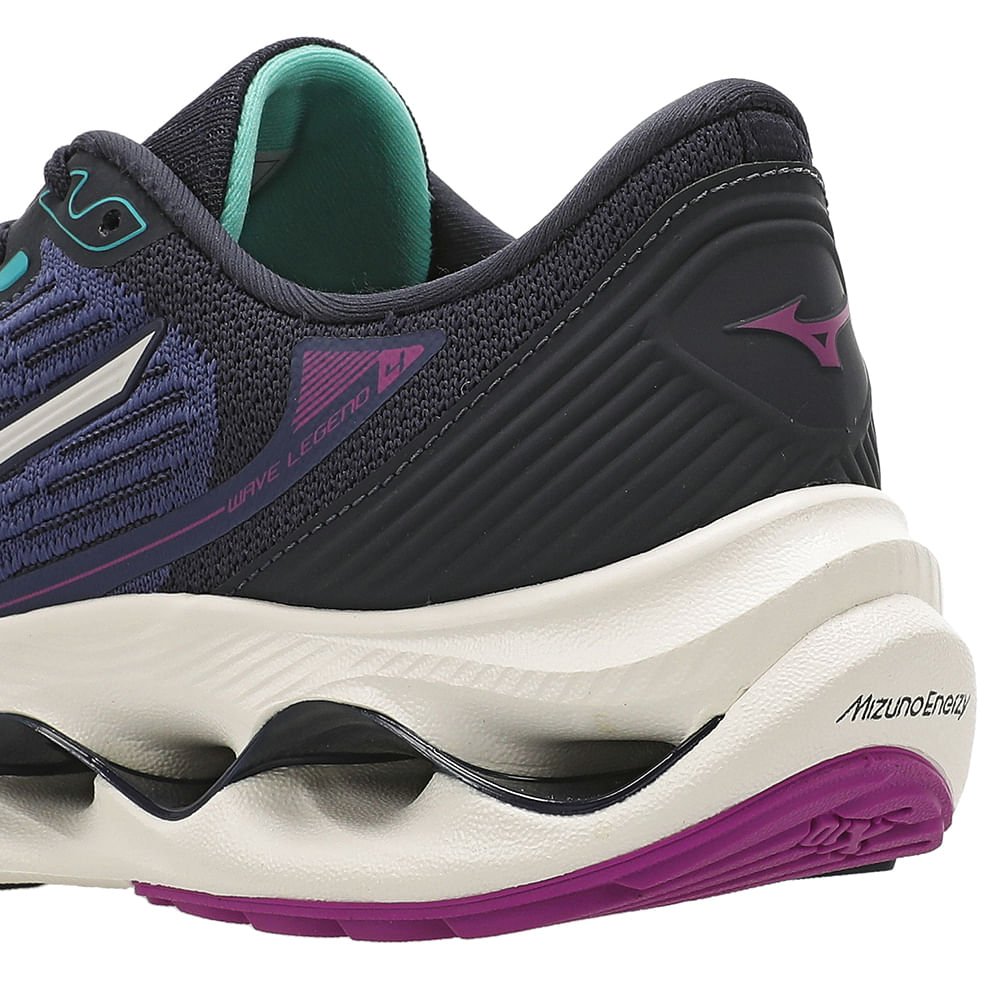 Tênis de Corrida Mizuno Wave Legend 4 Feminino Azul 8