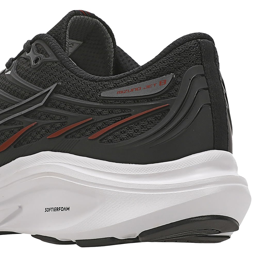 Tênis de Corrida Mizuno Jet 8 Masculino Preto 8