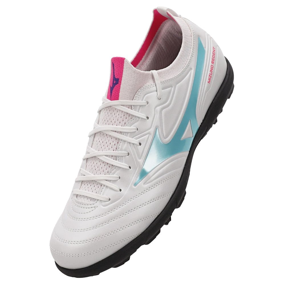 Chuteira Society Mizuno Regent AS Masculina Branco 7
