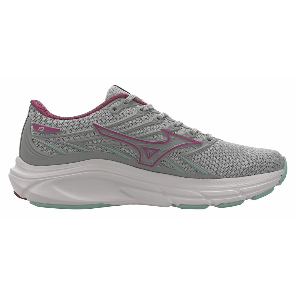 Tênis de Corrida Mizuno Jet 8 Feminino Cinza 4