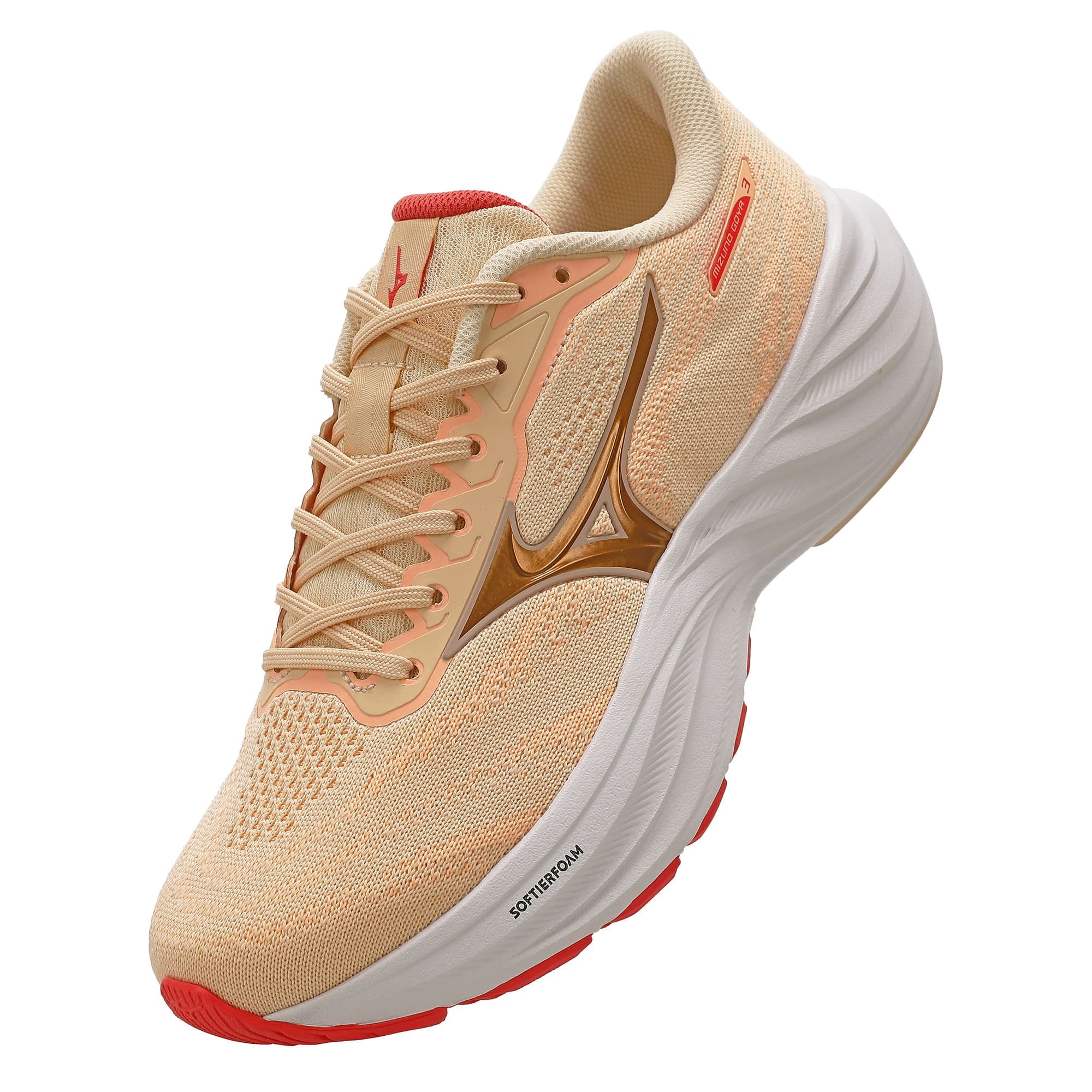 Tênis de Corrida Mizuno Goya 3 Feminino Amarelo/Laranja 7